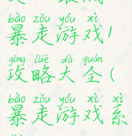 史上最贱暴走游戏1攻略大全(暴走游戏系列)