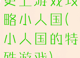 史上游戏攻略小人国(小人国的特殊游戏)