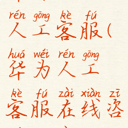 华为welink人工客服(华为人工客服在线咨询微信)