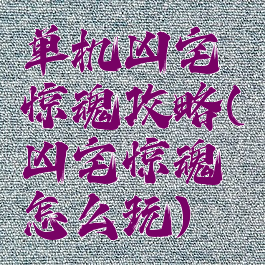 单机凶宅惊魂攻略(凶宅惊魂怎么玩)