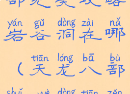 单机天龙八部完美攻略岩谷洞在哪(天龙八部水月洞天怎么去)