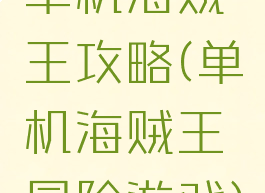 单机海贼王攻略(单机海贼王冒险游戏)