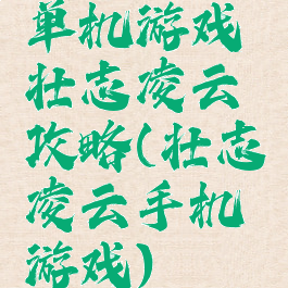 单机游戏壮志凌云攻略(壮志凌云手机游戏)