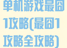 单机游戏最囧1攻略(最囧1攻略全攻略)