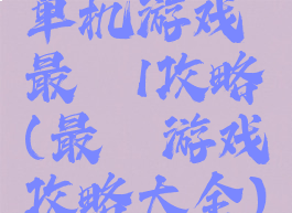 单机游戏最囧1攻略(最囧游戏攻略大全)