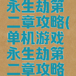 单机游戏永生劫第二章攻略(单机游戏永生劫第二章攻略大全)