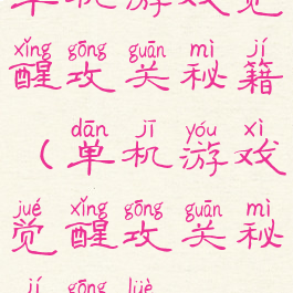 单机游戏觉醒攻关秘籍(单机游戏觉醒攻关秘籍攻略)