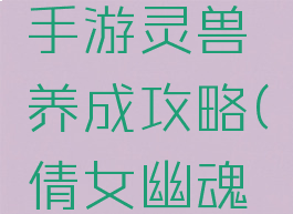 倩女幽魂手游灵兽养成攻略(倩女幽魂灵兽培养)