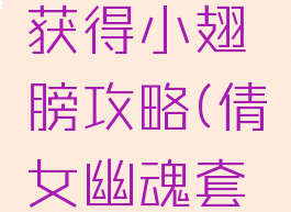 倩女幽魂手游平民获得小翅膀攻略(倩女幽魂套装翅膀效果)