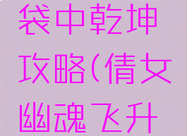 倩女幽魂手游飞升袋中乾坤攻略(倩女幽魂飞升任务袋中乾坤)