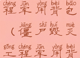 僵尸毁灭工程军用背包(僵尸毁灭工程军用背包28)