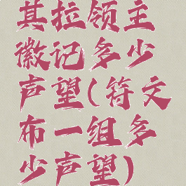 其拉领主徽记多少声望(符文布一组多少声望)