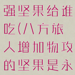 八方旅人增强坚果给谁吃(八方旅人增加物攻的坚果是永久的吗)