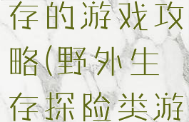 冒险野外生存的游戏攻略(野外生存探险类游戏)