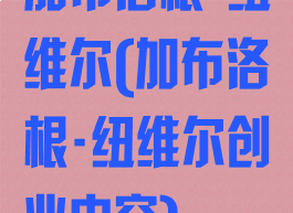 加布洛根·纽维尔(加布洛根·纽维尔创业内容)