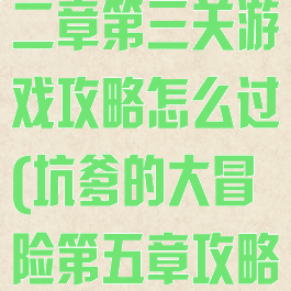 坑爹大冒险第二章第三关游戏攻略怎么过(坑爹的大冒险第五章攻略)