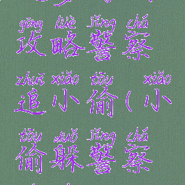 坑爹游戏4攻略警察追小偷(小偷躲警察游戏)