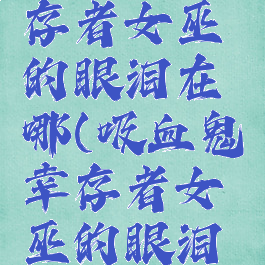 吸血鬼幸存者女巫的眼泪在哪(吸血鬼幸存者女巫的眼泪在哪)