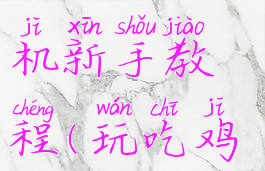 吃鸡游戏手机新手教程(玩吃鸡新手教程)
