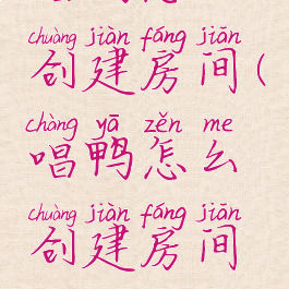 唱鸭怎么创建房间(唱鸭怎么创建房间教程)