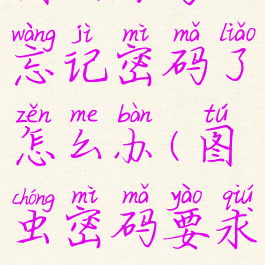 图虫账号忘记密码了怎么办(图虫密码要求)