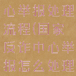 国家反诈中心举报处理流程(国家反诈中心举报怎么处理)