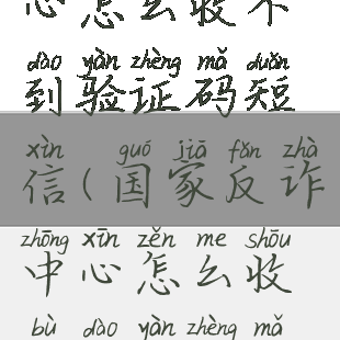 国家反诈中心怎么收不到验证码短信(国家反诈中心怎么收不到验证码短信了)