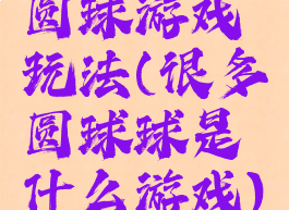 圆球游戏玩法(很多圆球球是什么游戏)