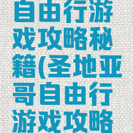 圣地亚哥自由行游戏攻略秘籍(圣地亚哥自由行游戏攻略秘籍大全)