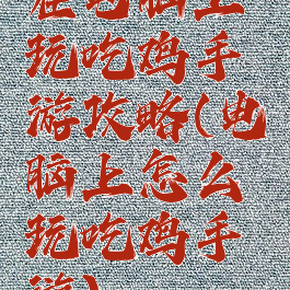 在电脑上玩吃鸡手游攻略(电脑上怎么玩吃鸡手游)