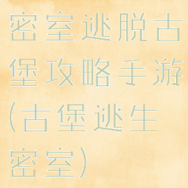 密室逃脱古堡攻略手游(古堡逃生密室)