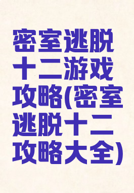 密室逃脱十二游戏攻略(密室逃脱十二攻略大全)