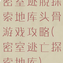 密室逃脱探索地库头骨游戏攻略(密室逃亡探索地库)
