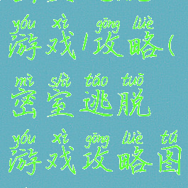 密室逃脱游戏1攻略(密室逃脱游戏攻略图文)