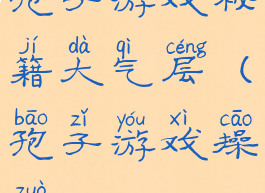 孢子游戏秘籍大气层(孢子游戏操作)