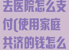家庭共济账户去医院怎么支付(使用家庭共济的钱怎么报销)