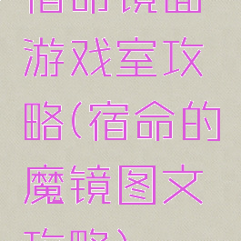 宿命镜面游戏室攻略(宿命的魔镜图文攻略)