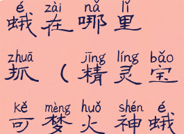 宝可梦火神蛾在哪里抓(精灵宝可梦火神蛾技能)