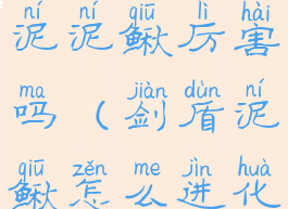 宝可梦剑盾泥泥鳅厉害吗(剑盾泥鳅怎么进化)