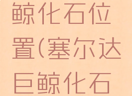 塞尔达巨鲸化石位置(塞尔达巨鲸化石位置图)