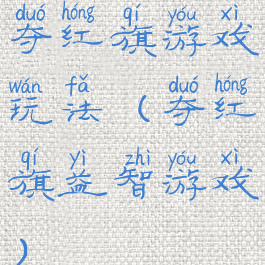 夺红旗游戏玩法(夺红旗益智游戏)