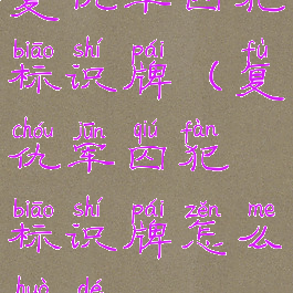 复仇军囚犯标识牌(复仇军囚犯标识牌怎么获得)