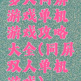 多人同屏游戏单机游戏攻略大全(同屏双人单机游戏)