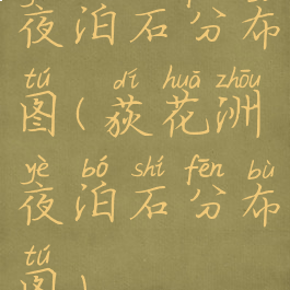 夜泊石分布图(荻花洲夜泊石分布图)