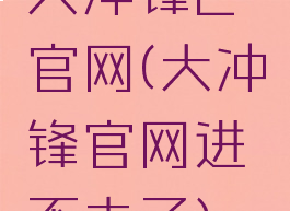 大冲锋2官网(大冲锋官网进不去了)