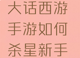大话手游杀星攻略(大话西游手游如何杀星新手杀星定位辅助)
