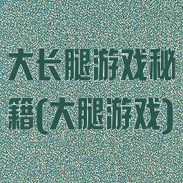 大长腿游戏秘籍(大腿游戏)