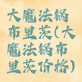 大魔法锅布里茨(大魔法锅布里茨价格)