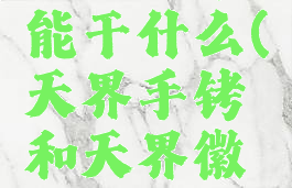 天界徽章能干什么(天界手铐和天界徽章)