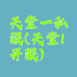 天堂一私服(天堂1开服)
